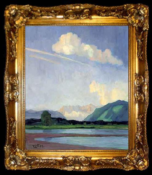 framed  William Dexter Sonnenaufgang, ta009-2